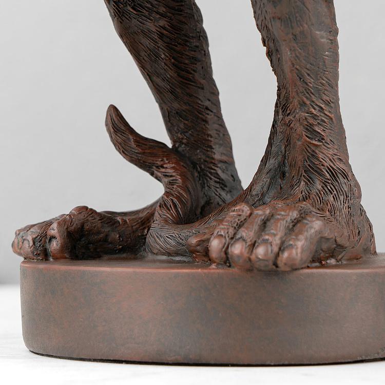 Настольная лампа Обезьянка, держащая абажур Table Lamp With Monkey Holding Shade