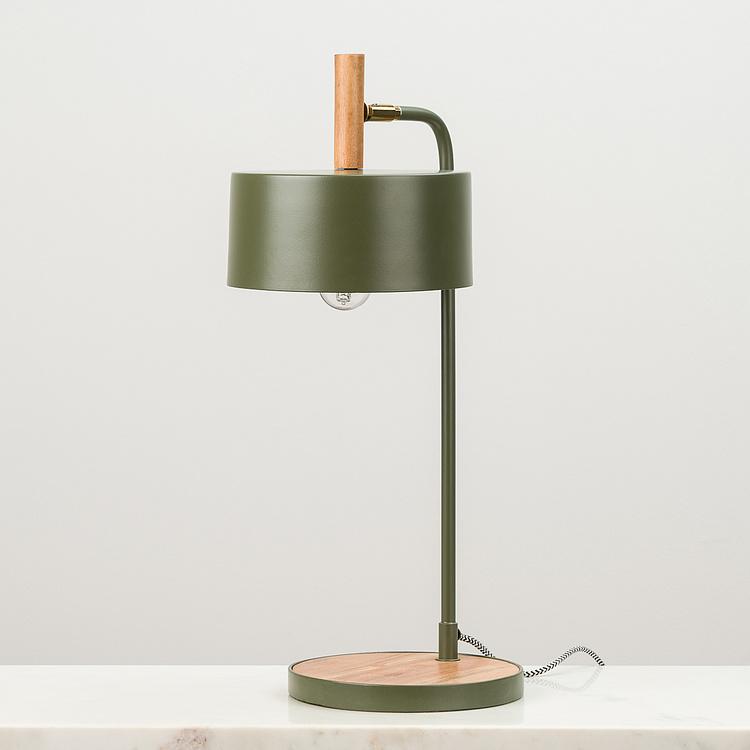 Оливковая настольная рабочая лампа Green Olive Table Lamp