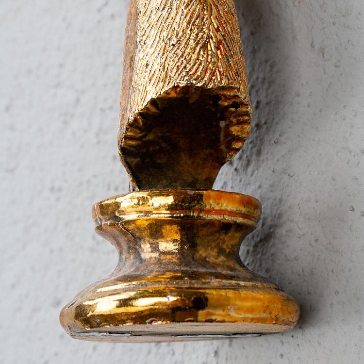 Ёлочная игрушка Бюст оленя золотого цвета, L Deer Bust Gold 20 cm