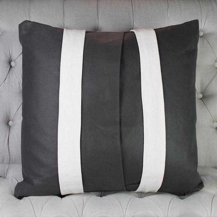 Декоративная льняная подушка 86 86 Cushion