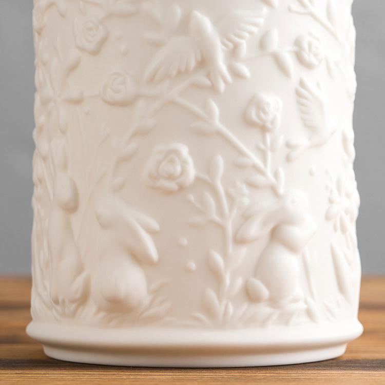 Ёмкость для хранения цвета слоновой кости Сказочный сад Pot Fairy Garden Ivory