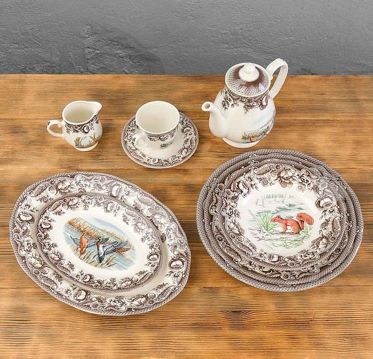 Овальная сервировочная тарелка Волшебная роща, M Haydon Grove Oval Serving Plate Medium