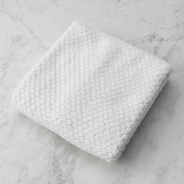 Белое махровое полотенце для рук и лица Пунто 50x90 см Punto Hand Towel White 50x90 cm