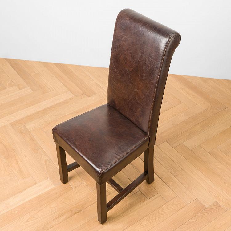 Стул Ролбак, тёмные ножки Rollback Dining Chair, Antique Wood