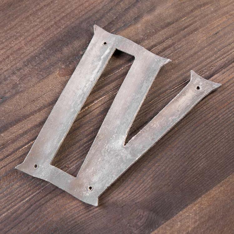 Римская цифра VI Roman Number 6 In Metal