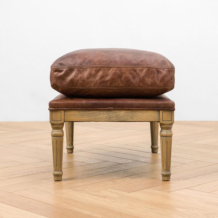 Банкетка Джон, светлые ножки John Footstool, Oak Brown