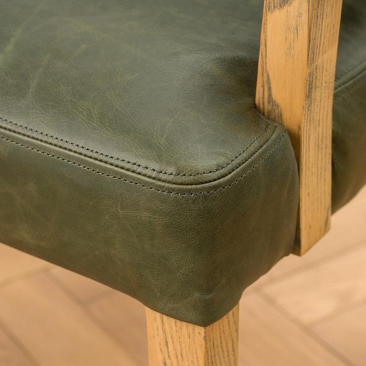 Стул Ньюпорт с подлокотниками, светлые ножки Newport Dining Chair, Oak Brown