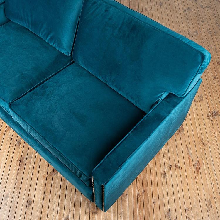 Двухместный бархатный диван Виконт Уильям Viscount William 2 Seater Velvet