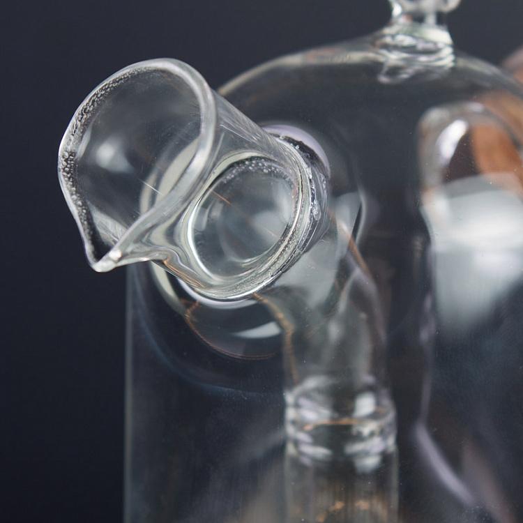 Стеклянная бутылка с рыбкой для масла и уксуса Oil And Vinegar With Fish In Glass