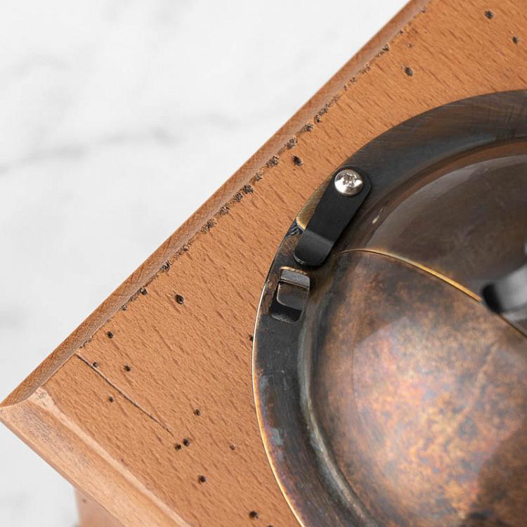Мельница для кофе Антик, состаренное дерево Antique Coffee Mill Aged Wood