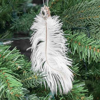 Feather Jewel White/Black 17 cm