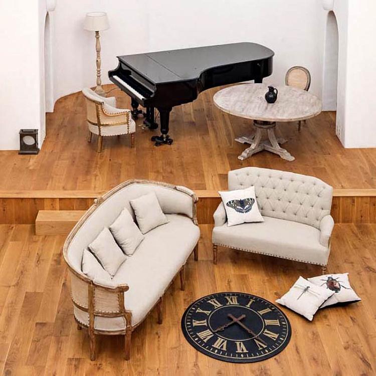 Круглый обеденный стол из дерева манго Вальбель Valbell Round Dining Table Mango Wood