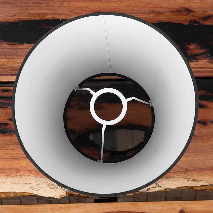 Настольная лампа с абажуром Чёрный попугай Black Parrot Lamp With Shade