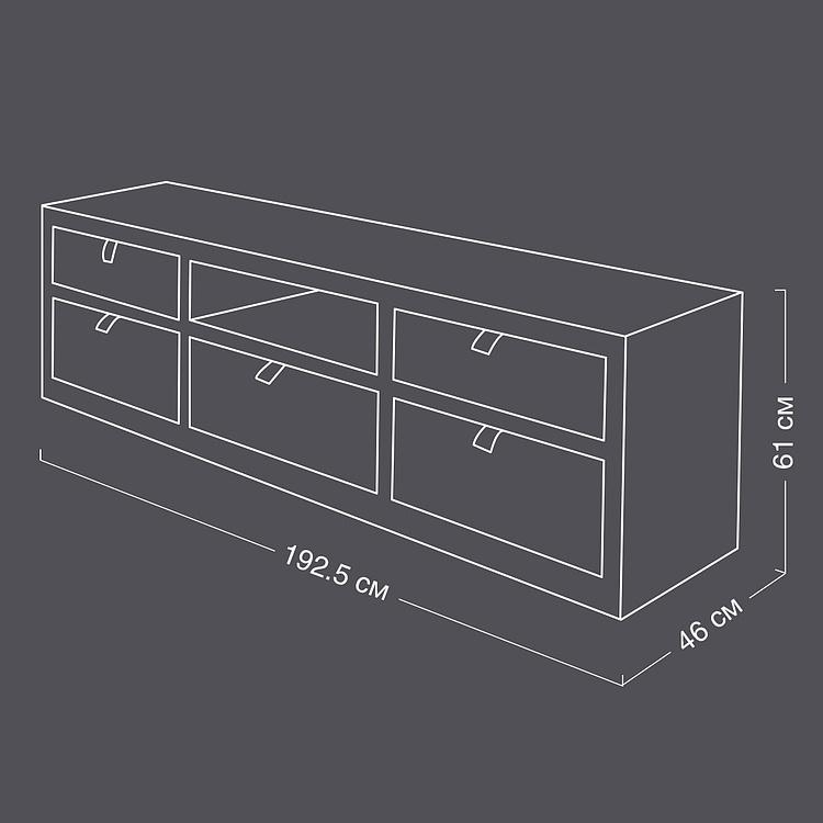 Тумба под телевизор Тибет Tibet TV Bench RM