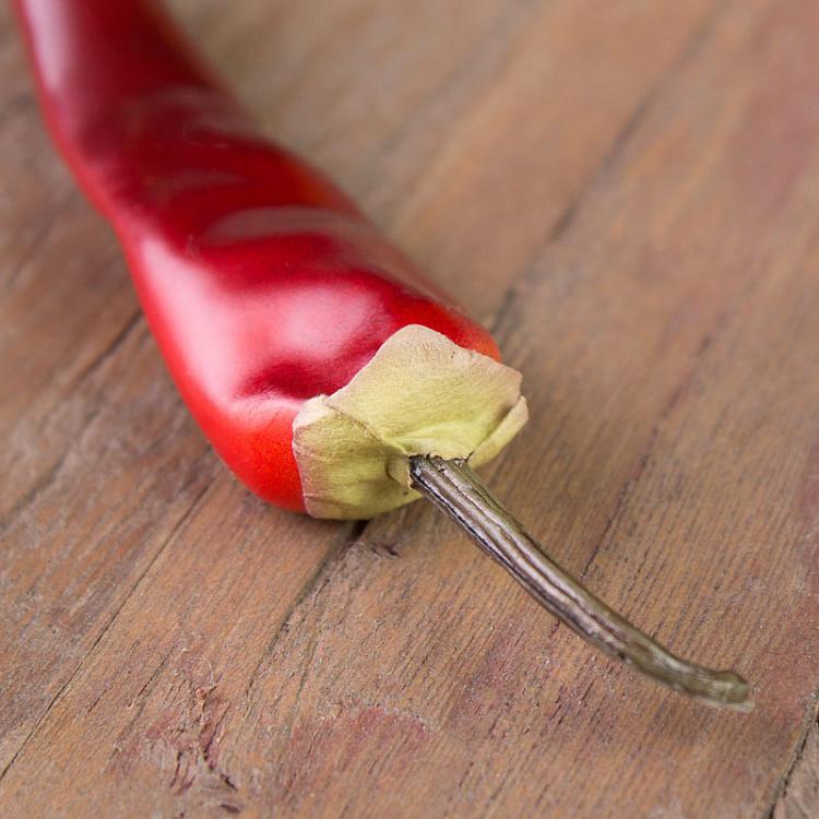 Набор из 29 искусственных красных мини-перцев чили Chili Pepper Assorti Burgundy Red Small