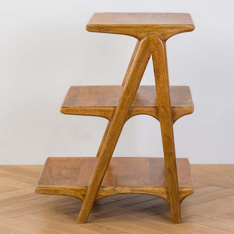 Прикроватный столик с тремя полками Терция Tercia Shelf Small