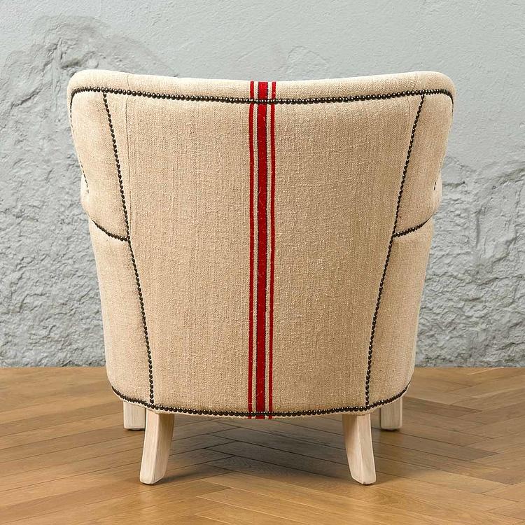 Кресло Тёрнер в обивке из винтажных хлопковых мешков Turner Armchair