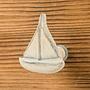 Мебельная ручка Sailboat Knob White