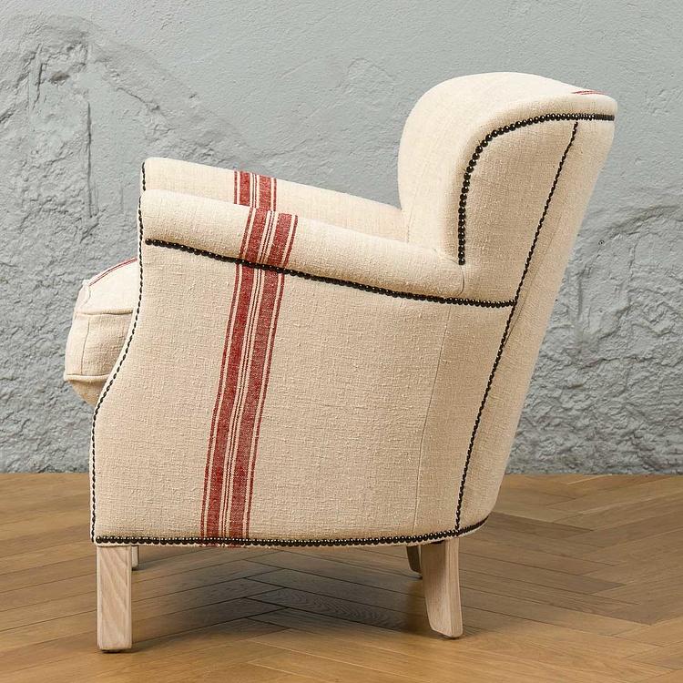 Кресло Тёрнер в обивке из винтажных хлопковых мешков Turner Armchair