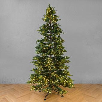 Green Spruce With 2020 LED Bulbs 350 cm