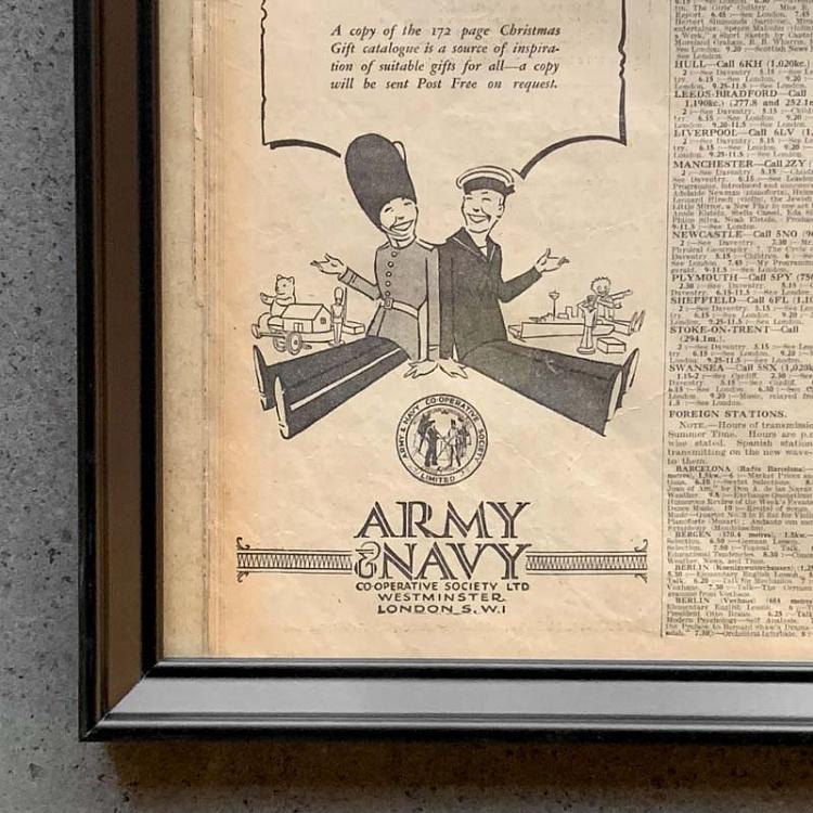 Винтажная газета в раме Таймс, 12 ноября 1928 Vintage Times, Nov 12, 1928