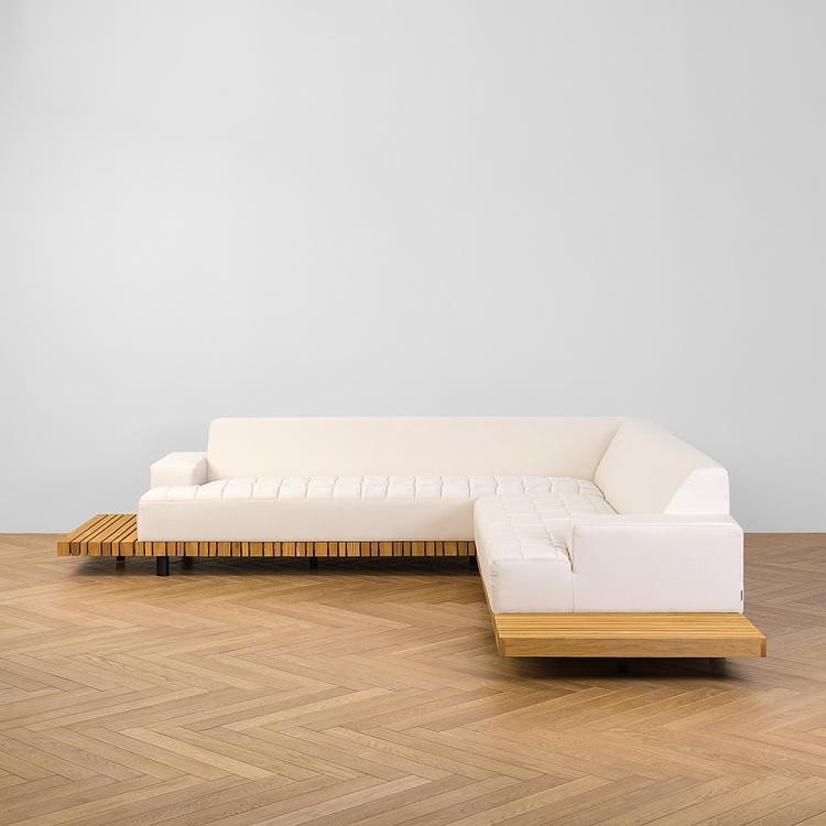 Садовый угловой диван Икона Icon Group, Golden Teak