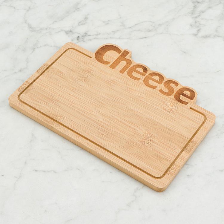 Сервировочная доска из бамбука Сыр Cheese Bamboo Tray