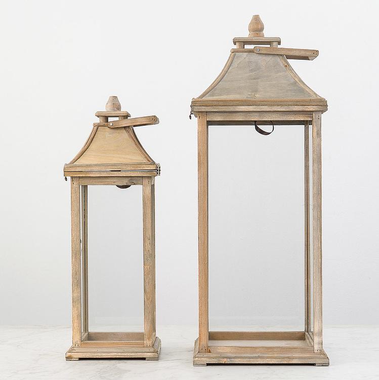 Набор из двух подсвечников-фонарей Ивона Set Of 2 Garden Candle Lanterns Ivona