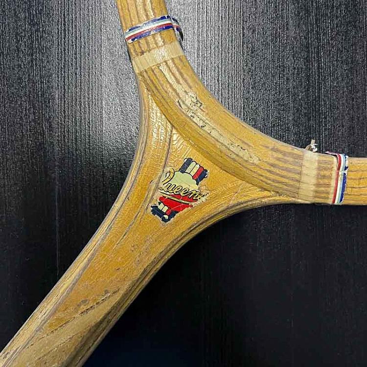 Винтажная теннисная ракетка без сетки Vintage Tennis Racket Without Net