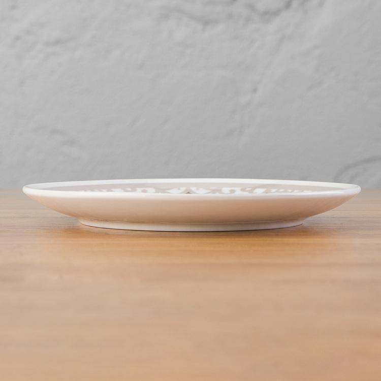 Набор из трёх тарелок Коричневая луна Set Of 3 Plates Moon Brown