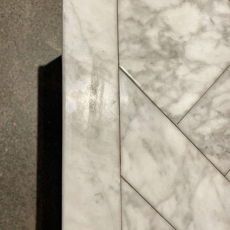 Мраморный прикроватный столик Версаль дисконт Versailles Marble Lamp Table discount