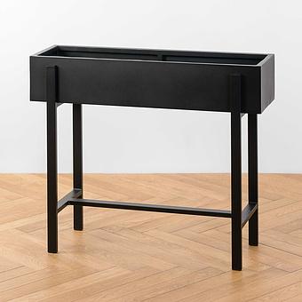 Aluminium Long Flowerpot On Stand