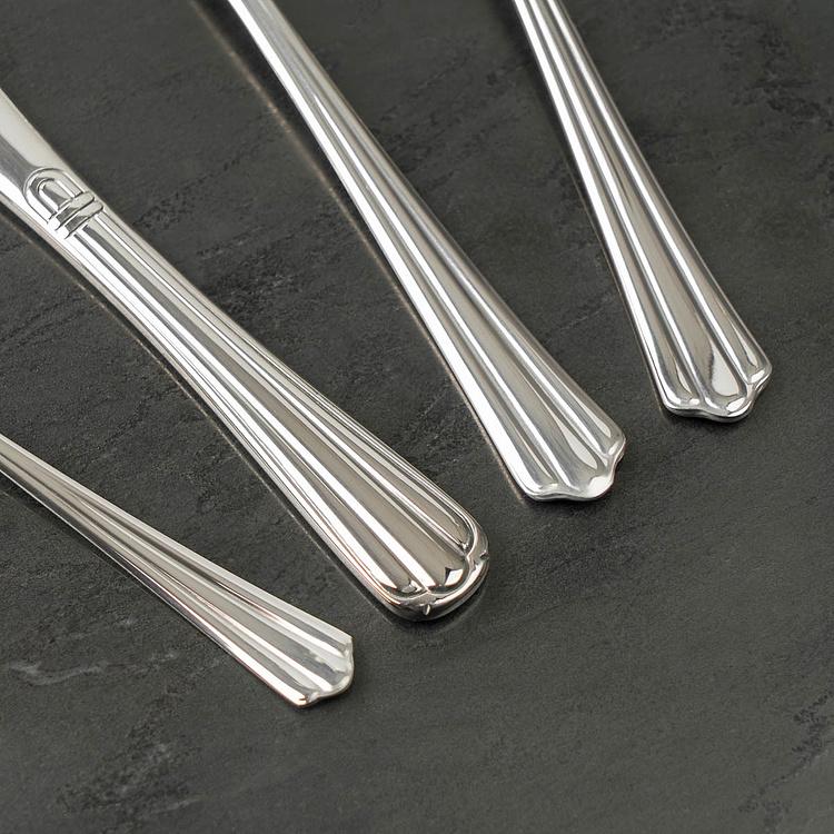 Набор Бернини из 24 столовых прибора на 6 персон по 4 предмета в подарочной коробке Лакшери Set Of 24 Cutlery Pieces Bernini Luxury Box