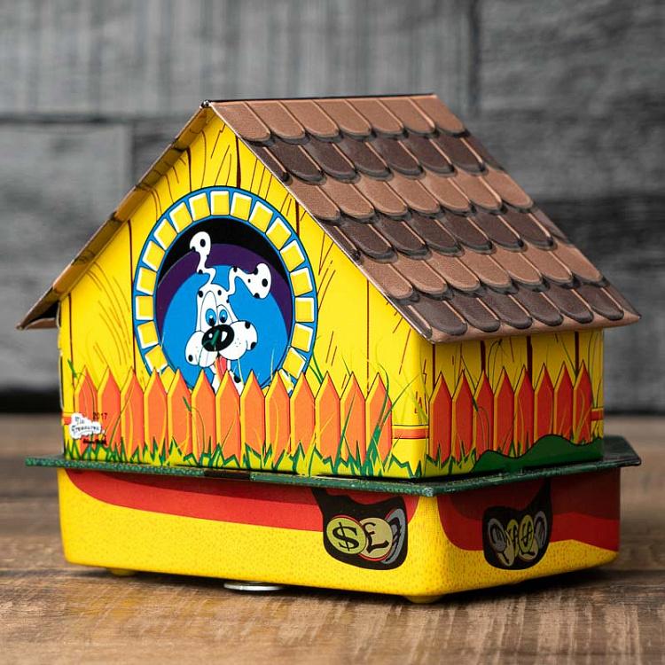 Механическая копилка Конура Mechanical Money Bank Doghouse