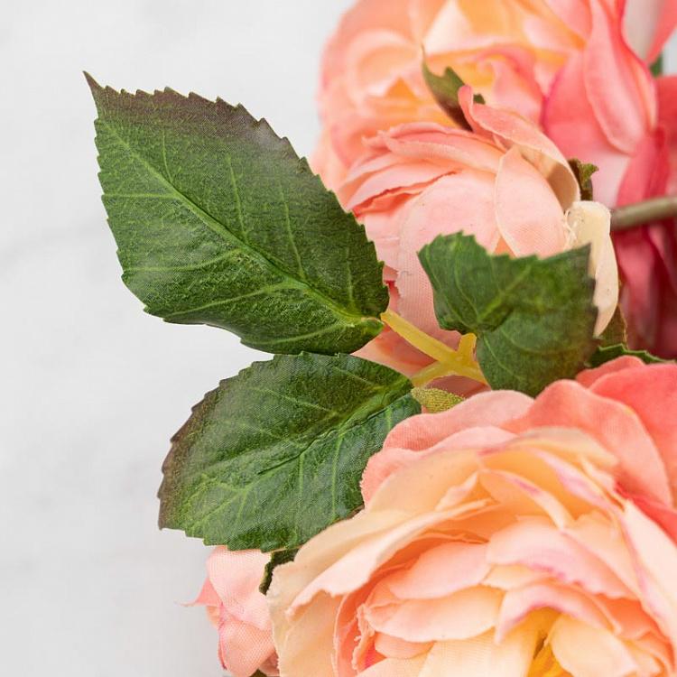 Искусственная роза Дэвид Остин розово-кремовая David Austin Rose Pink Cream 51 cm