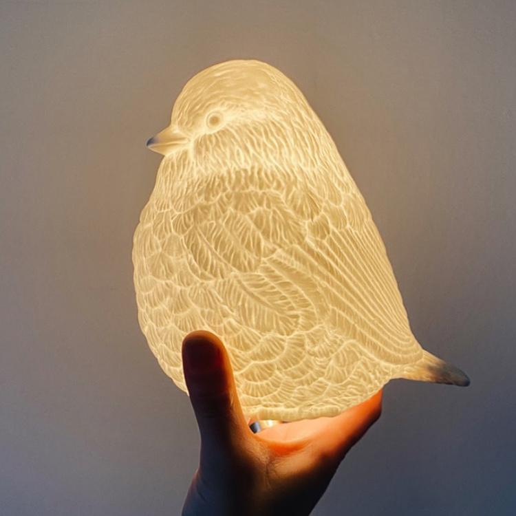 Фарфоровая настольная лампа Птичка Porcelain Bird Lamp