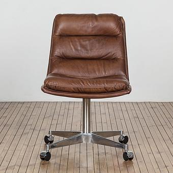 Стул Malibu Dining Chair натуральная кожа Antique Whisky