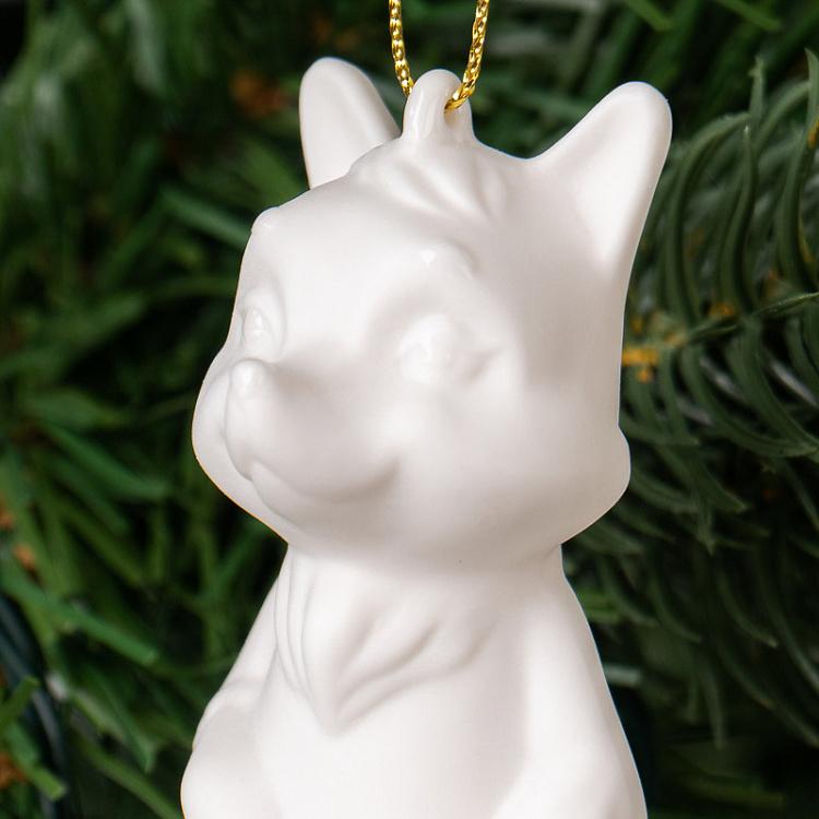 Коллекционная ёлочная игрушка Лисёнок Fox Collectible Toy 9,5 cm