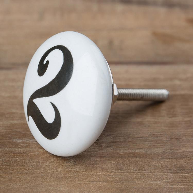 Мебельная ручка Цифры 2 Number Knob 2