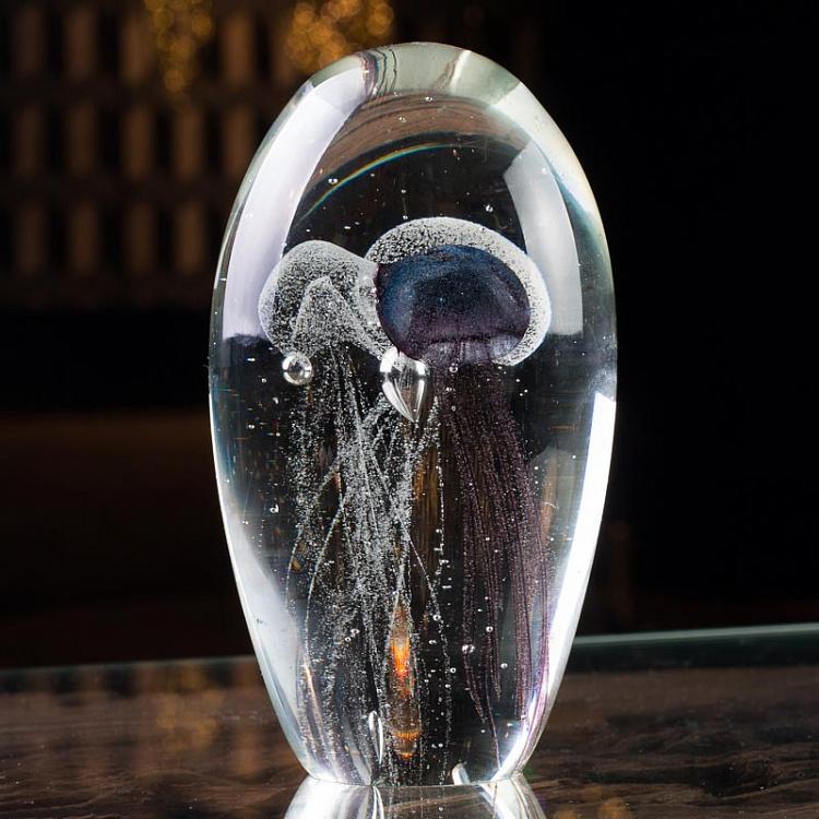 Пресс-папье Три медузы Glass Paperweight With 3 Jellyfish