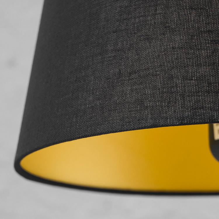 Настольная лампа с чёрным абажуром Чёрная пантера Black Panther Table Lamp With Black Shade