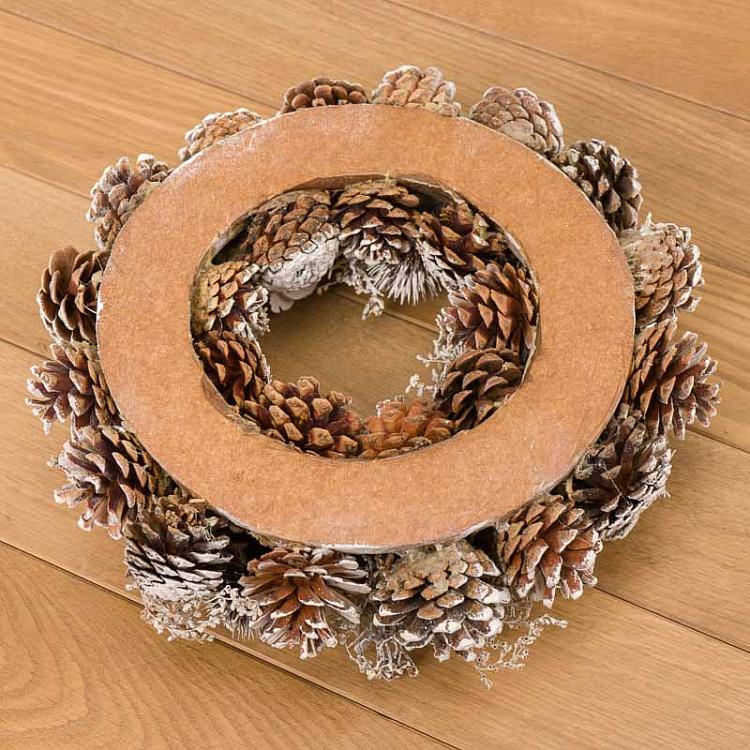Новогодний венок с шарами и звёздами Balls And Stars Wreath 30 cm