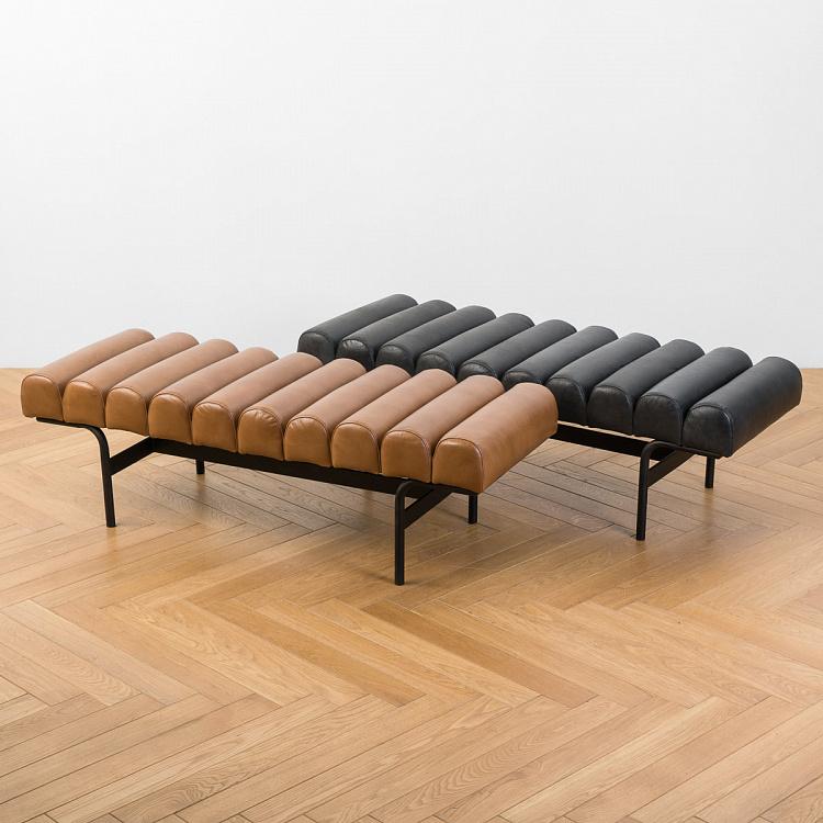 Банкетка Люксемург Luxemburg Ottoman, Black Matt Metal RM