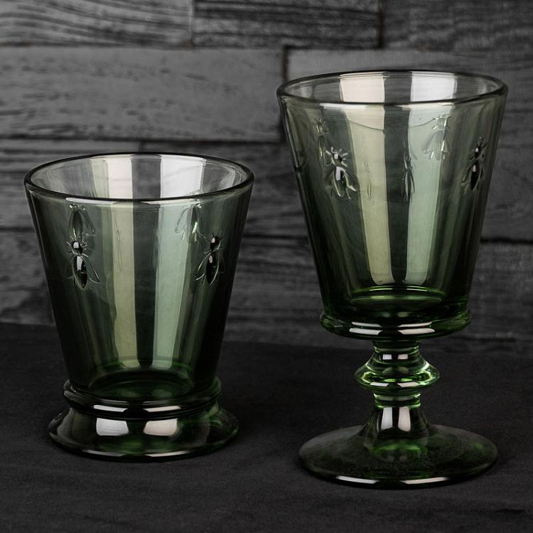 Зелёный бокал для вина Пчёлы Abeille Wine Glass Green