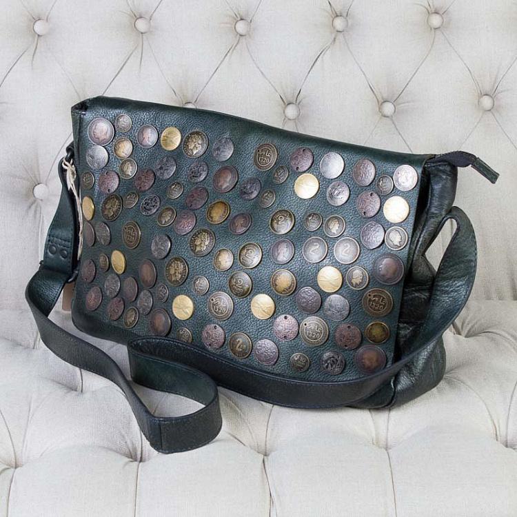 Кожаная мужская сумка Холмс, L TO Holmes Merchant Messenger Large