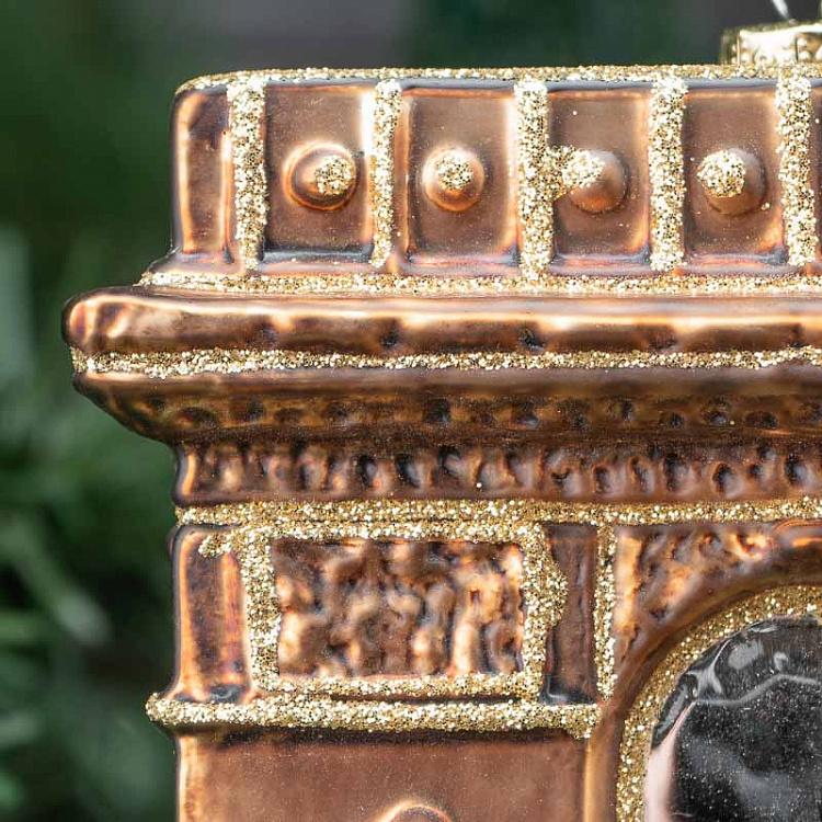 Ёлочная игрушка Триумфальная арка Glass Arch Of Triumph Brown 10 cm