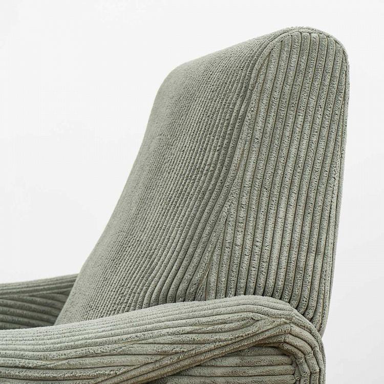 Зелёное кресло Альберт Albert Armchair Green Velvet