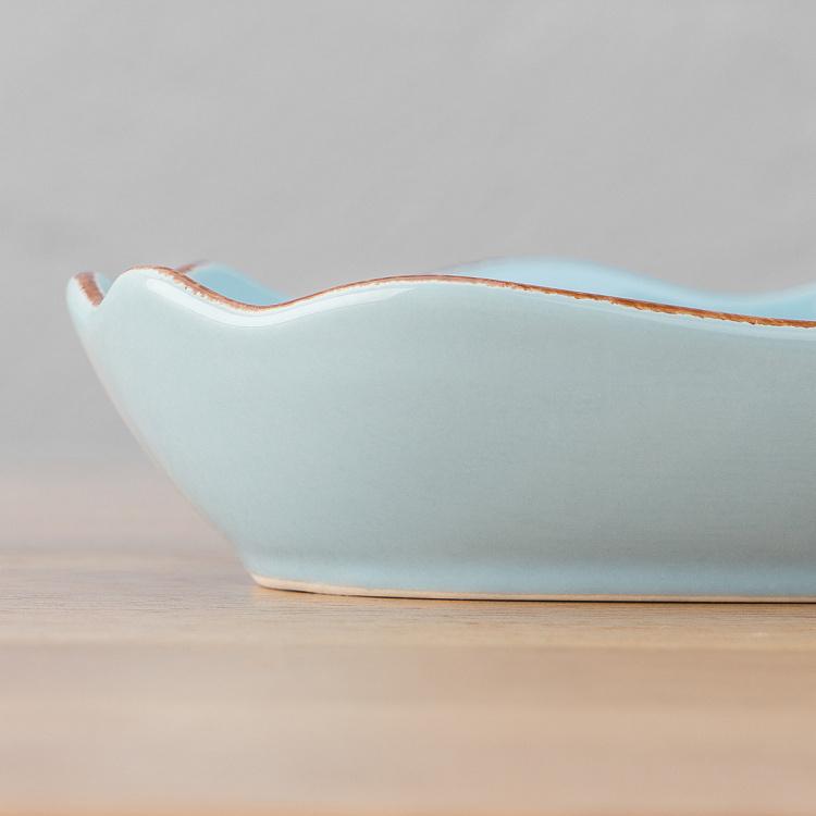 Голубое сервировочное блюдо Рыбка Дори, L Dory Fish Plate Large Blue
