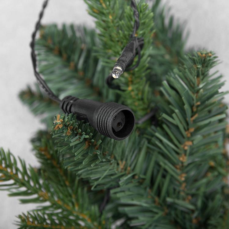 Еловая светодиодная гирлянда с шишками LED Fir Garland With Cones 150 cm