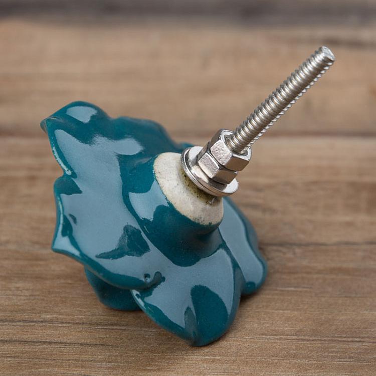 Мебельная ручка Голубая роза Blue Rose Knob